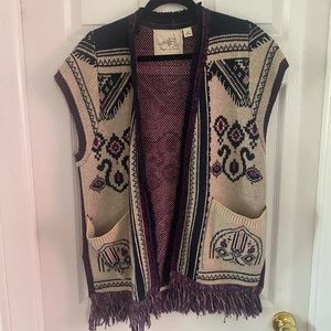 Beautifully knitted wool sweater